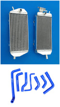 Load image into Gallery viewer, GPI Aluminum Radiator & hose For 2007-2017 GAS GAS MX/SM/EC 200 250 300 GASGAS 2007 2011 2008 2009 2010 2011 2012 2013 2014 2015 2016 2017