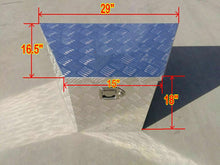Load image into Gallery viewer, 29"x15.2"x18"  Trailer Tongue  Diamond Plate Aluminum Tool Box For Truck Pickup Storage