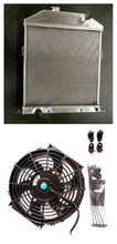 Load image into Gallery viewer, Aluminum Radiator & Fan For 1942-1948 Ford/Mercury Cars With Ford Engine 1943 1944 1945 1946 1947 1948