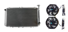 Load image into Gallery viewer, GPI Aluminum Radiator & fans FOR Nissan Patrol Safari Y60 GQ 4.2 L TB42S/TB42E I6 petrol 87-97 1987 1988 1989 1990 1991 1992 1993 1994 1995 1996 1997