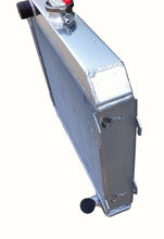 Load image into Gallery viewer, 3 Row 56mm aluminum radiator & fan for 1974-1980 Nissan Datsun 510 610 710 720 L20B Manual MT 1974 1975 1976 1977 1978 1979 1980