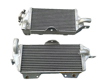 Load image into Gallery viewer, GPI Aluminum radiator + hose for 1988-2004 Kawasaki KX500 KX 500 2-stroke 1988 1999 2000 2001 2002 2003 2004