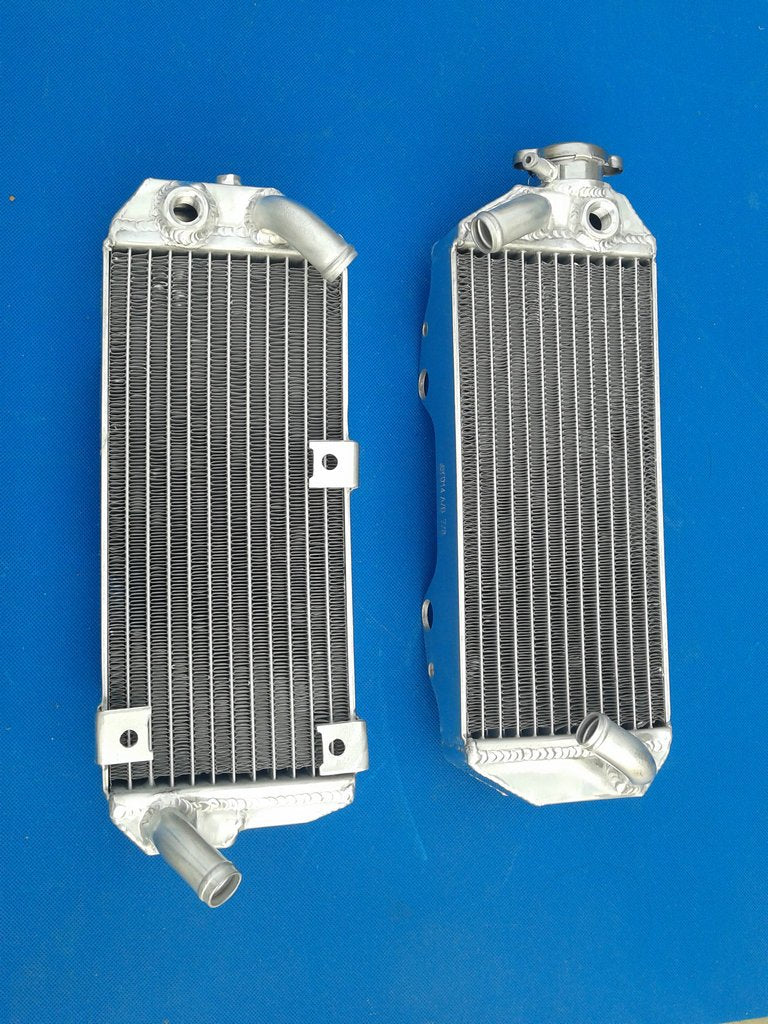 Aluminum Radiators For Suzuki DRZ400S/DRZ400SM 2000-2022 - Left & Right Set, 2-Row Downflow, 1-Year Warranty By Winner Racing 1 thumbnail image