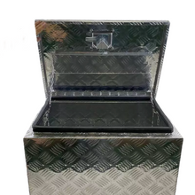 Load image into Gallery viewer, 24"X18"X16" Aluminum Tool Box Truck Pickup Bed Storage Toolboxes Trailer Tread ATV With Side Handle W/Lock 2 Keys