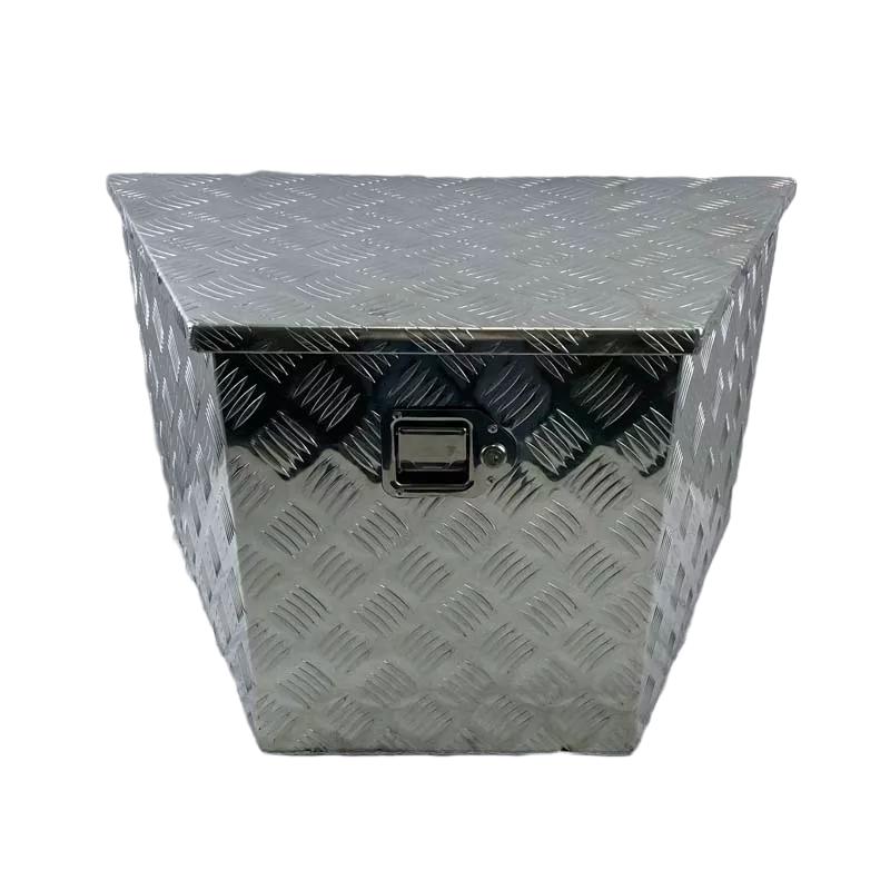 thumbnail image 2 of 15x15x18 Aluminum Trailer Tongue Tool Box For Truck, RV, Flatbed - Silver 2 of 3
