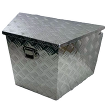 Load image into Gallery viewer, 29&quot;x15.2&quot;x18&quot;  Trailer Tongue  Diamond Plate Aluminum Tool Box For Truck Pickup Storage
