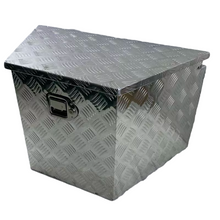 Load image into Gallery viewer, 29"x15.2"x18"  Trailer Tongue  Diamond Plate Aluminum Tool Box For Truck Pickup Storage