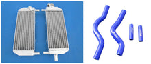Load image into Gallery viewer, GPI Aluminum Radiator + hose FOR 2001-2008 Suzuki RM250 RM 250 2-stroke 2001 2002 2003 2004 2005 2006 2007 2008