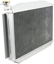 Load image into Gallery viewer, 56mm UP TO 700HP Aluminum Radiator & FAN FOR 1955-1960 Chevy Corvette 350 V8 MT 1955 1956 1957 1958 1959 1960