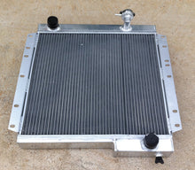 Load image into Gallery viewer, GPI 3 ROW Aluminum Radiator& FAN for 1970-1980 Toyota Land Cruiser FJ40 FJ45 FJ 40 FJ 45 Petrol MT 1970 1971 1972 1973 1974 1975 1976 1977 1978 1979 1980