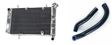 Load image into Gallery viewer, GPI Aluminum Radiator & Hose & Fan FOR 2003-2008 Suzuki LTZ400 KFX400 DVX400 2003 2004 2005 2006 2007 2008