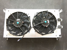 Load image into Gallery viewer, GPI Aluminum Radiator&Shroud&Fans FOR Ferrari DeTomaso Pantera 5.8L MT 1971-1989 1971 1972 1973 1974 1975 1976 1977 1978 1979 1980 1981 1982 1983 1984 1985 1986 1987 1988 1989 62MM