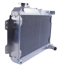 Load image into Gallery viewer, Aluminum radiator + shroud + fans for 1979-1985 Mazda RX7 SA/FB S1 S2 S3 12A/13B 1979 1980 1981 1982 1983 1984 1985