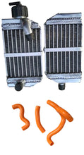 Load image into Gallery viewer, GPI Aluminum Radiator +hose For 2012-2021 KTM 50SX / 50SXS MINI 50cc/49cc Husqvarna TC50 2012 2013 2014 2015 2016 2017 2018 2019 2020 2021