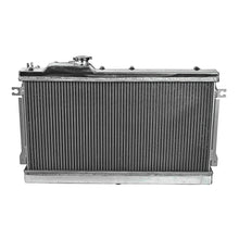 Load image into Gallery viewer, GPI Aluminum radiator & fans for 1990-1997 Mazda Eunos/Miata/MX-5 1.6i 1.8i B6ZE(RS) BP I4 1990 1991 1992 1993 1994 1995 1996 1997
