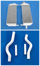 Load image into Gallery viewer, GPI Aluminum Radiator + hose FOR 2001-2008 Suzuki RM250 RM 250 2-stroke 2001 2002 2003 2004 2005 2006 2007 2008