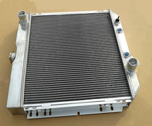 Load image into Gallery viewer, 3 Row Aluminum  Radiator & fan For 1967-1970 FORD MUSTANG/-77 MAVERICK 4.1L/5.0L l6/V8 1967 1968 1969 1970