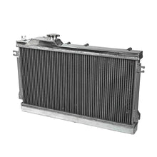 Load image into Gallery viewer, GPI Aluminum radiator & fans for 1990-1997 Mazda Eunos/Miata/MX-5 1.6i 1.8i B6ZE(RS) BP I4 1990 1991 1992 1993 1994 1995 1996 1997