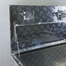 Load image into Gallery viewer, GPI 30"x18"x18" Aluminum Truck Underbody Tool Box Storage Underbed ATV RV Trailer Pickup Truck Tread Lock With Keys