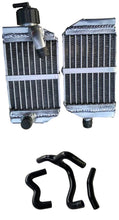 Load image into Gallery viewer, GPI Aluminum Radiator +hose For 2012-2021 KTM 50SX / 50SXS MINI 50cc/49cc Husqvarna TC50 2012 2013 2014 2015 2016 2017 2018 2019 2020 2021