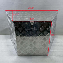 Load image into Gallery viewer, 29"X16"X18" ATV Trailer Truck Pickup Underbody Underbed Tongue Tool Box Storage