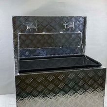 Load image into Gallery viewer, GPI 30"x18"x18" Aluminum Truck Underbody Tool Box Storage Underbed ATV RV Trailer Pickup Truck Tread Lock With Keys