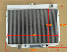 Load image into Gallery viewer, 3 Row Aluminum Radiator + Shroud Fan For 1967-1970 Ford Mustang Big Block 390 428 429 302 351 1967 1968 1969 1970