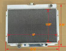 Load image into Gallery viewer, 3 Row Aluminum Radiator & FANS for 1967-1970 Ford Mustang Torino Cougar XR7 V8 1967 1968 1969 1970