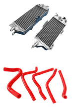 Load image into Gallery viewer, GPI Aluminum Radiator and hose For 1990-1993 Kawasaki KX250 KX 250 1990 1993 1991 1992 1993
