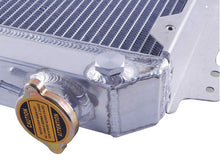 Load image into Gallery viewer, GPI Aluminum Radiator & fans FOR 1979-1985 Mazda RX-7 RX7 S1 S2 S3 MT 1979 1980 1981 1982 1983 1984 1985