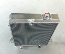 Load image into Gallery viewer, 56mm Aluminum radiator & fan FOR 1965-1967 TRIUMPH TR4A Manual 1965 1966 1967 1968