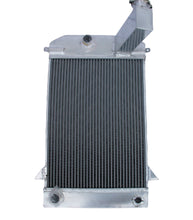 Load image into Gallery viewer, GPI 3 Row Aluminum Radiator & fans For 1955-1962 Triumph TR2 TR3 TR3A TR3B MT 1955 1956 1957 1958 1959 1960 1961 1962 1953 1954