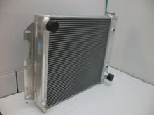 Load image into Gallery viewer, Aluminum Radiator+Fan For 1987-2006 Jeep Wrangler TJ/YJ CHEVY V8 Swap Conversion AUTO 1988 1989 1990 91 92 93 94 95 96 97 98 99 00 01 02 03 2004 2005