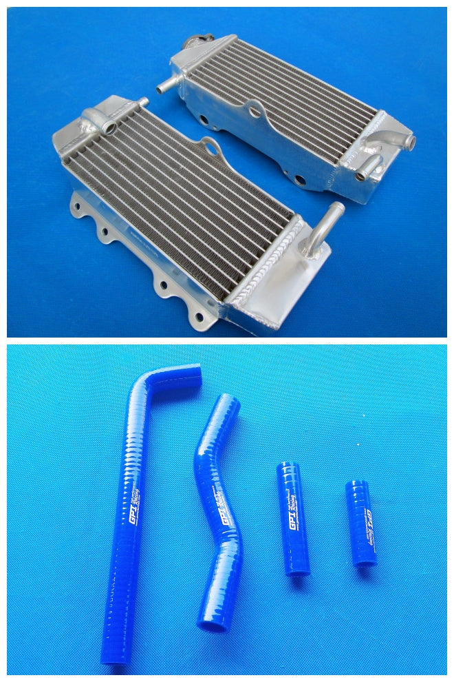 GPI Racing 右ラジエーター　YZ250FX MY23 ヤマハ Aluminum radiator and hose FOR 2001-2005 2001 2002 2003 2004 2005