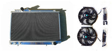 Load image into Gallery viewer, GPI Aluminum Radiator & FAN FOR 1986-1992 Toyota Supra 3.0L Turbo MA70 MK3 SOARER MZ20 7MGT MT 1986 1987 1988 1989 1990 1991 1992
