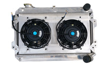 Load image into Gallery viewer, Aluminum radiator + shroud + fans for 1979-1985 Mazda RX7 SA/FB S1 S2 S3 12A/13B 1979 1980 1981 1982 1983 1984 1985
