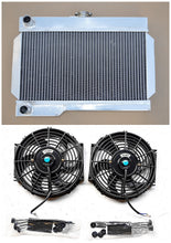 Load image into Gallery viewer, GPI 2 Core Aluminum Radiator & FANS for ROVER MG MGB GT MT NIB 1968-1975 1968 1969 1970 1971 1972 1973 1974