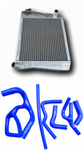 Load image into Gallery viewer, 2 Row Aluminum Radiator &Silicone Coolant Hose for 1961-1999 Austin Rover Mini Cooper S/SPI 1275/1.3L 1962 1992 1993 1994 1995 1996 1997 1998