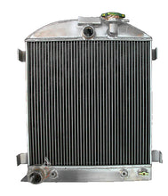 Load image into Gallery viewer, 3 ROW Aluminum Radiator For 1932 FORD CHOPPED FORD ENGINE AT 1932