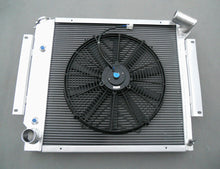 Load image into Gallery viewer, GPI 3 Row Aluminum Radiator & fan for 1970-1981 International Scout II & Pickup 5.0L 5.6L V8 1970 1971 1972 1973 1974 1975 1976 1977 1978 1979 1980 1981