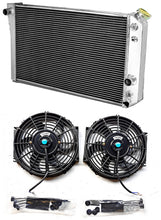 Load image into Gallery viewer, GPI Aluminum Radiator & fan FOR 1984-1991 Chevrolet Corvette C4 Small Block V8 5.7L 1984 1985 1986 1987 1988 1989 1990 1991