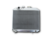Load image into Gallery viewer, 3 Row aluminum radiator & FANS for 1941-1952 JEEP Willys 1941 1942 1943 1944 1945 1946 1947 1948 1949 1950 1951 1952