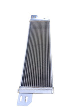Load image into Gallery viewer, GPI Air to water aluminum intercooler liquid heat exchanger new & fans Overall Size: 23.5x6.75x2.75(end-tank) inch
