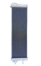 Load image into Gallery viewer, GPI Air to water aluminum intercooler liquid heat exchanger new & fans Overall Size: 23.5x6.75x2.75(end-tank) inch