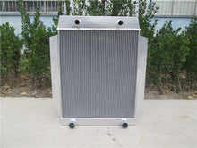 Load image into Gallery viewer, GPI Aluminum Alloy Radiator & fan Fit 1949-1953 Ford Car W/Flathead V8 Engine M/T 62MM CORE 1949 1950 1951 1952 1953