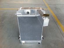 Load image into Gallery viewer, GPI 62MM 3 core aluminum radiator & fan for TRIUMPH TR2 / TR3 / TR3A / TR3B Manual 1955 1956 1957 1958 1959 1960 1961 1962 1953 1954