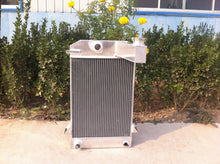 Load image into Gallery viewer, GPI 3 Row Aluminum Radiator & fans For 1955-1962 Triumph TR2 TR3 TR3A TR3B MT 1955 1956 1957 1958 1959 1960 1961 1962 1953 1954