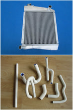 Load image into Gallery viewer, 2 Row Aluminum Radiator &Silicone Coolant Hose for 1961-1999 Austin Rover Mini Cooper S/SPI 1275/1.3L 1962 1992 1993 1994 1995 1996 1997 1998