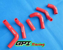 Load image into Gallery viewer, GPI FOR HUSQVARNA TE400 TE450 TE510 2002-2008 2002 2003 2004 2005 2006 2007 2008  SILICONE radiator hose