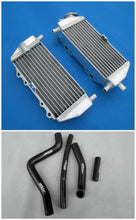 Load image into Gallery viewer, GPI Aluminum radiator & hoses FOR 1994-2002 Kawasaki KX125 KX 125 1994 1995 1996 1997 1998 1999 2000 2001 2002